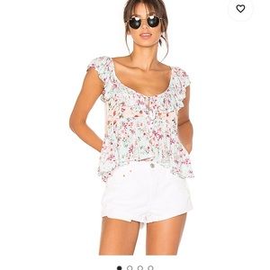 MINKPINK Sherbet Spliced Top in Multi